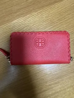 TORY BURCH レッド 長財布 ストラップ付きのサムネイル