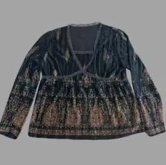 トップス カーディガン フェアリーグランジ 森ガール 古着 used 平成