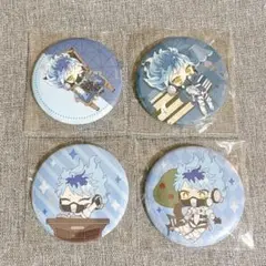 【4点セット】ツイステ オルト 缶バッジ カフェ 魔法史 セブンイレブン限定