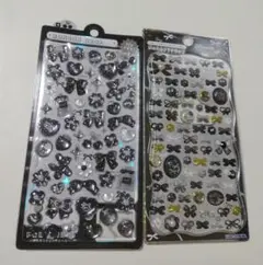 ボンボンドロップシール ブラック　ジュエルプチドロップ