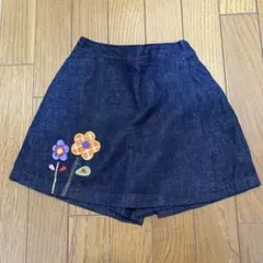 新品 MIKIHOUSE 短パン 半ズボン キュロットスカート 子供服120cm