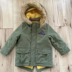 BEAMS mini ファー付きアウター　モッズコート　90