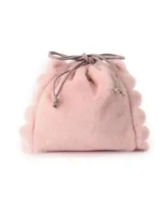 LUDLOW スカラップファーバック　ピンク