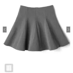 GRL インパン裏地付きフレアミニスカート at1747