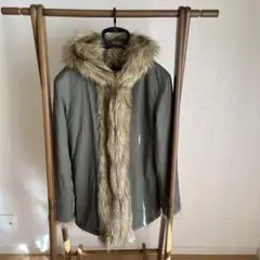 フード付きコート