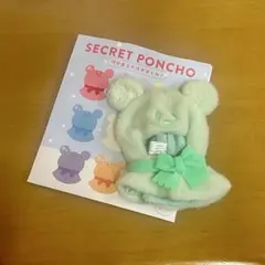 ディズニーストア シークレットポンチョ 緑色