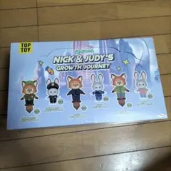 即日発送！TOPTOY ズートピア　ニックジュデ　ぬいぐるみキーホルダー6個入り