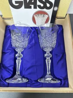 BOHEMIAN クリスタルワイングラス 2個セット