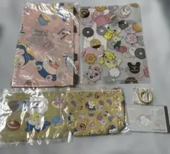 ポケモン ミスド エコバッグ ポーチ クリアファイル メモ まとめ売り 未使用
