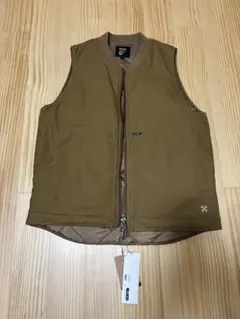 週末限定】新品・ワンウォッシュ GDC Duck Vest brown XL - メルカリ