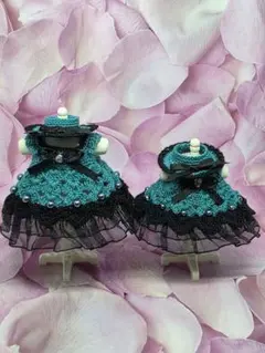 ハンドメイド ミニチュアドール服　親子セット