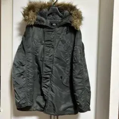 ALPHA INDUSTRIES N-3BミリタリージャケットMEDIUMサイズ