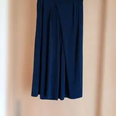 ドゥグラッセネイビー XL ガウチョパンツ ラップスタイル