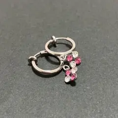 ピンクのイヤリング