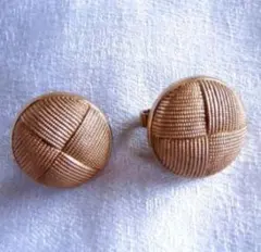 お値下げ❣ AVON ヴィンテージ ゴールドメッシュモダンイヤリング