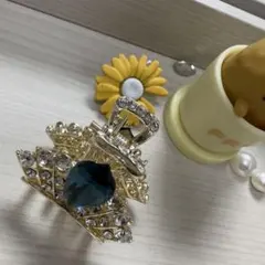 特価\ ♡ /ミニバンズクリップ258キラキラストーン付王冠ティアラミニクリップ