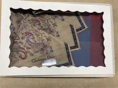 【希少】未使用Dior ハンカチ2枚セット（製造　鐘紡株式会社）