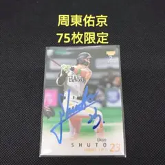 2025 BBM 2nd 周東佑京 75枚限定パラレル