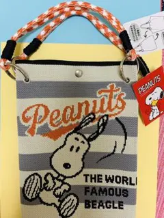 ★新品・未使用・タグ付★SNOOPY スヌーピー ニット製トートバッグ
