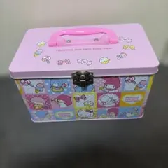 サンリオ キャラクターズ キャラミックス 缶ケース BOX ボックス 収納のサムネイル