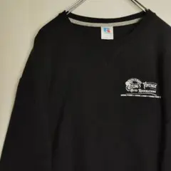 ラッセルアスレティック スウェット トレーナー ブラック 裏起毛 メンズ2XL