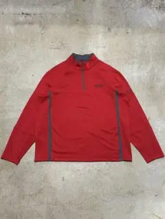 NIKE GOLF ナイキゴルフ ハーフジップ XL レッド DRI-FIT
