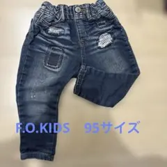 F.O.KIDSデニム ボトムス 95サイズ ダメージ加工