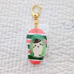ちいかわ シーサーのおみやげやさん トレーディングビーチサンダルキーホルダー