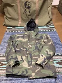 ノースフェイス 2wayダウンジャケット カモフラ