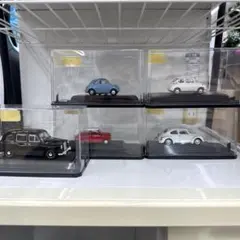 ミニカーセット：オースティンFX4 & フィアット500