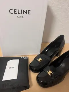 CELINE トリオンフエナメルパンプス　24センチ 付属品付きのサムネイル