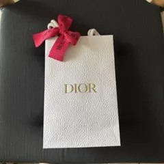 【美品】 Dior ピンク ショップ袋 リボン付き