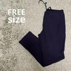 ブラックカジュアルチノパンツ ゴムウエスト