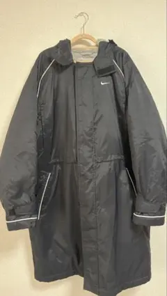 Nike ブラック ベンチコート