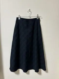 ユニクロ　スカート チェック