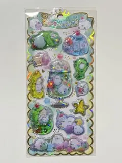 国内正規品◆シマエナガ ウォーターシール 緑