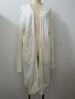 earth music&ecology ロングカーディガン アイボリー