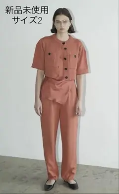 CLANE HALF SLEEVE KNIT TOPS & PANTS SET