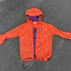 Columbia オレンジ ナイロンジャケット M ドローコード