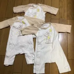 コンビミニ  ラップクラッチ　ロンパース カバーオール 50-55 3枚　セット