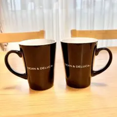 DEAN & DELUCA マグカップ 2個セット 黒