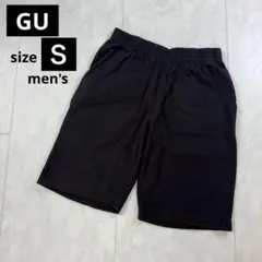 美品【ジーユー】スウェットショートパンツ・ハーフパンツ◇ブラック・S