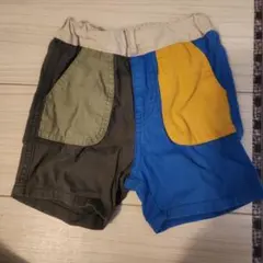 マルチカラーベビーショートパンツ