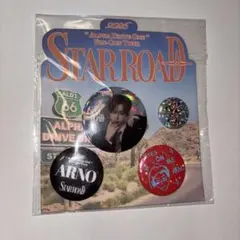 ALD1 STARROAD ARNOアルノ うちわ 缶バッジ Tシャツ セット 新品未開封】ALD1 アルノ ARNO STARROAD ピンバッジ 缶バッジ - メルカリ