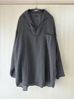 26SS comoli ストライプ スキッパーシャツ サイズ1 新品未使用 - メルカリ