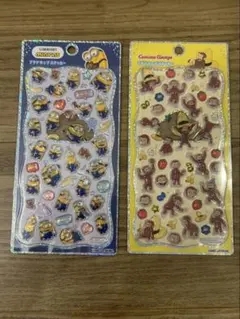 プチドロップシール　ミニオン　おさるのジョージ　プチドロ　正規品