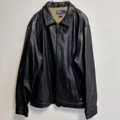 POLO by Ralph Lauren レザージャケット 羊革 黒 L