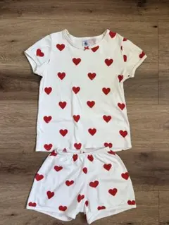 PETIT BATEAU ◆ハートキッズ パジャマ 6ansのサムネイル