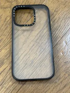 CASETiFY 透明 iPhoneケース（ブラック）