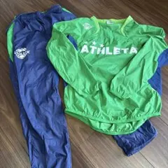 ATHLETA ピステ上下 グリーン/ネイビー